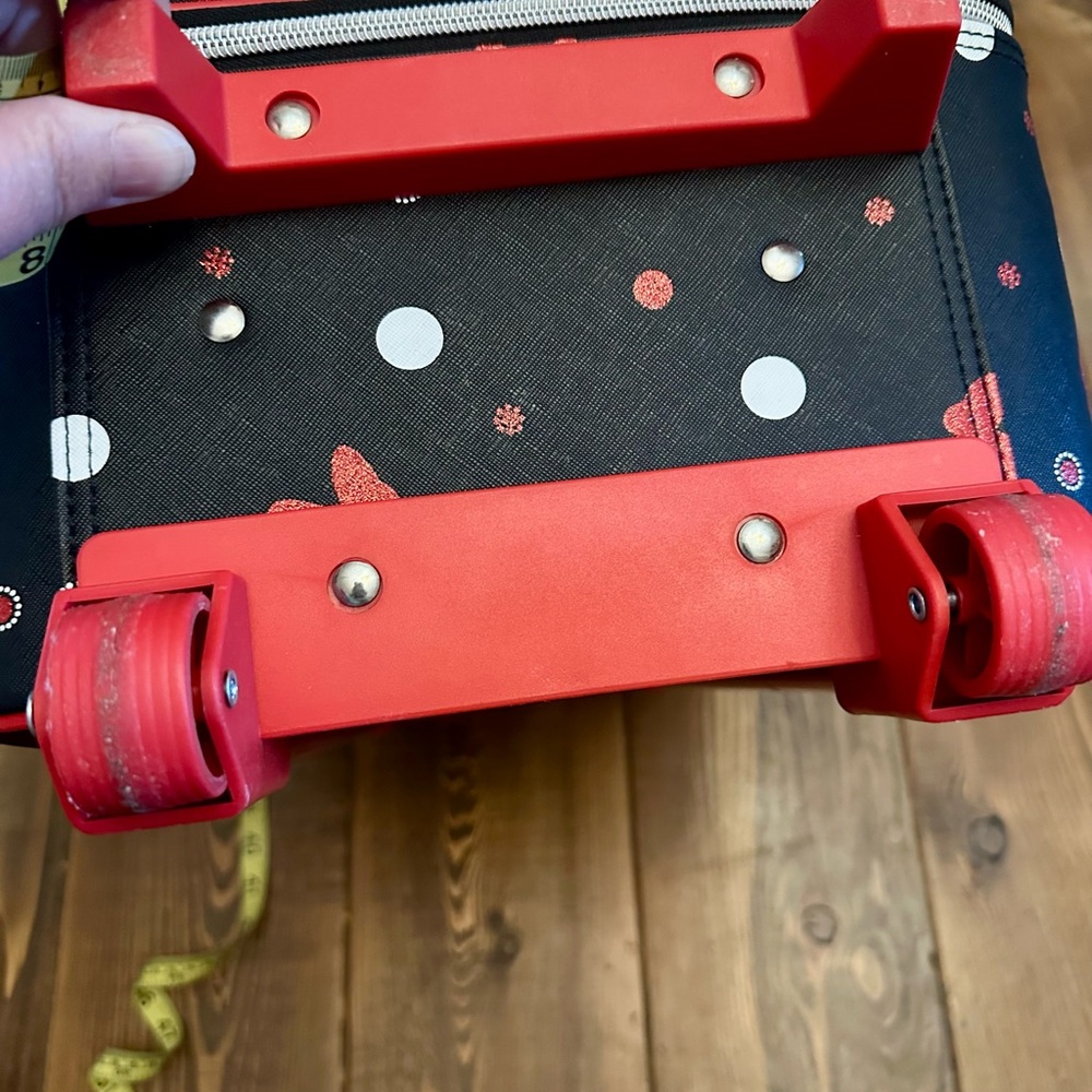 Minnie Mouse “Best Day Ever” Polka Dot Rolling Suitcase from Disney Parks - Picture 11 of 15